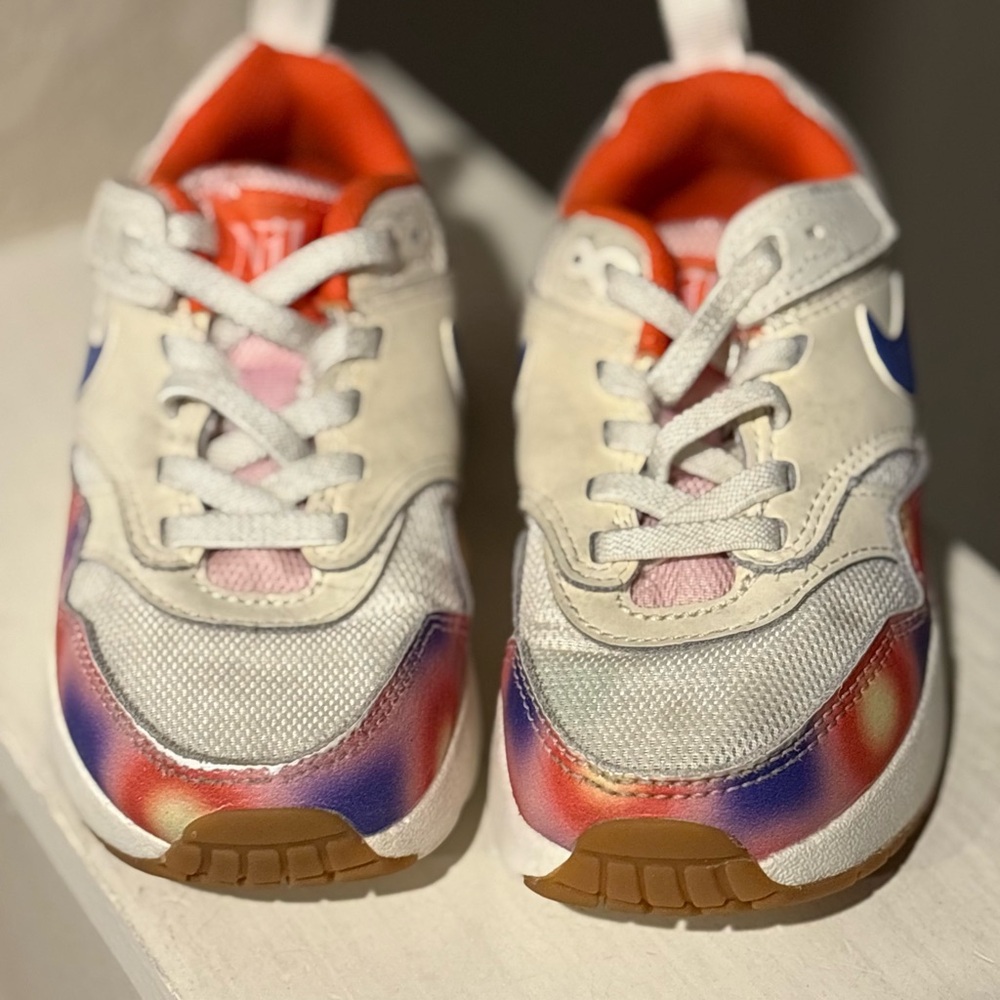 Nike Air Max 1 SE GS 'Everything You Need" FN7286-100 White Blue Youth Boys 9C - Picture 6 of 9
